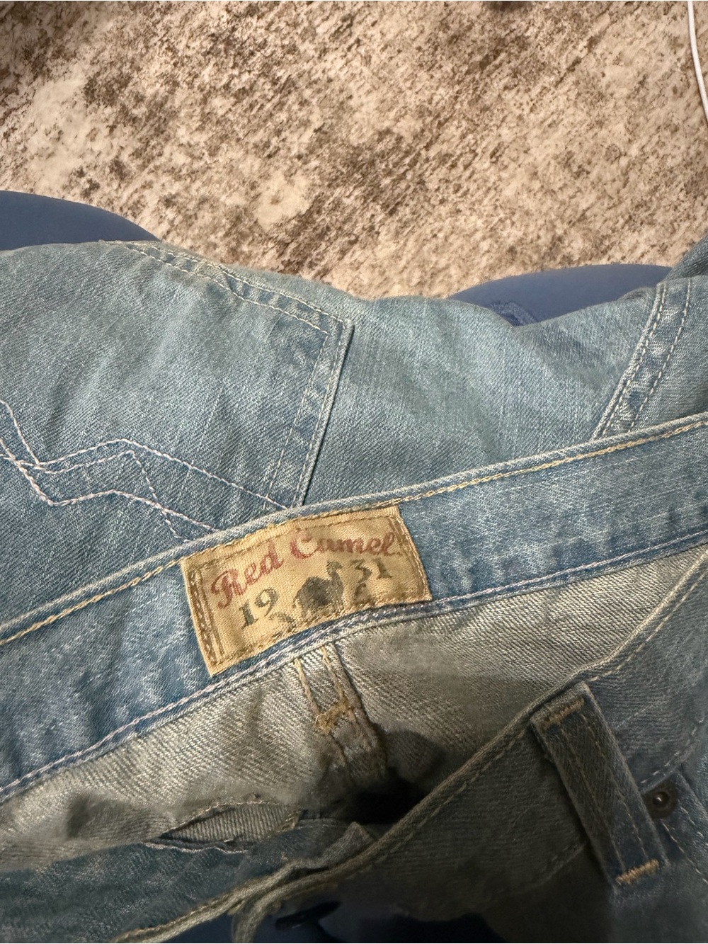 Red Camel Women's Light Blue Straight-Leg Jeans